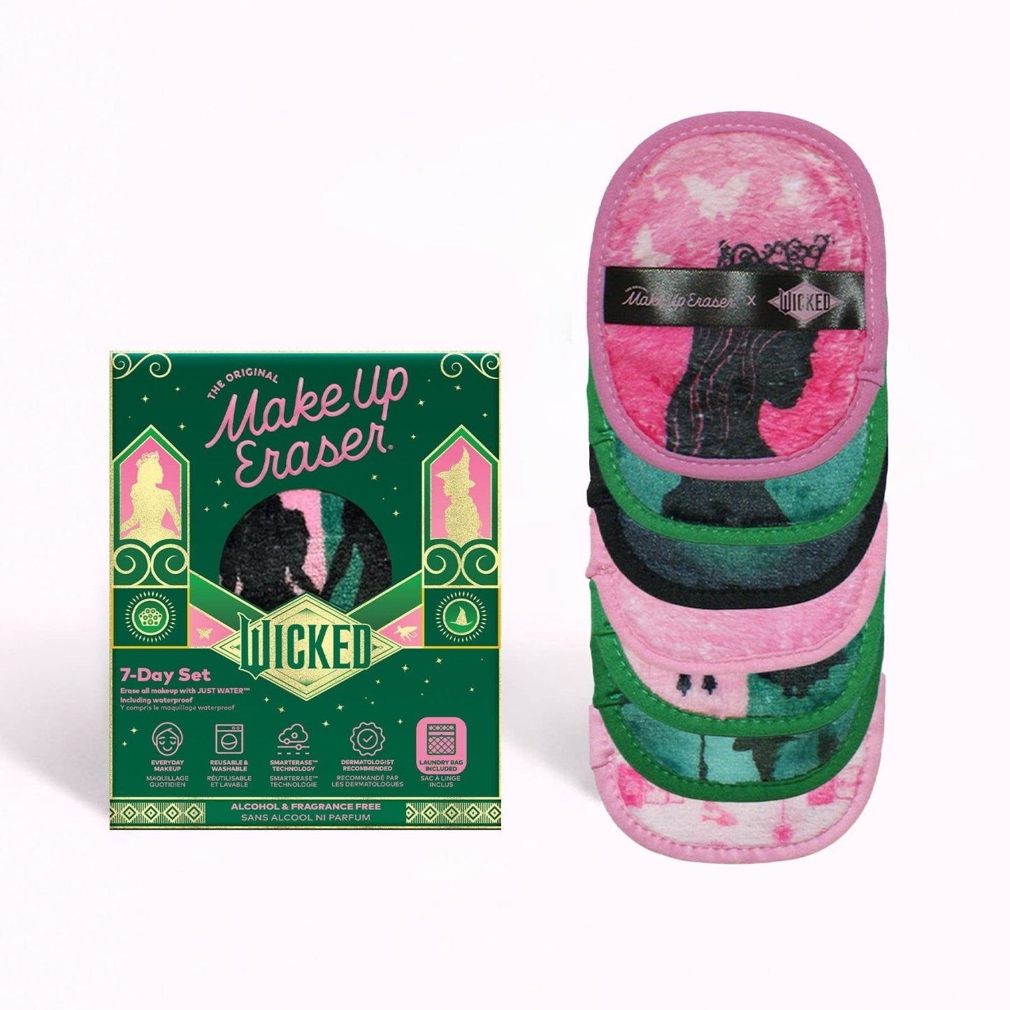 The Original MakeUp Eraser Wicked 7 - Day MakeUp Eraser Set - Haute Poppy