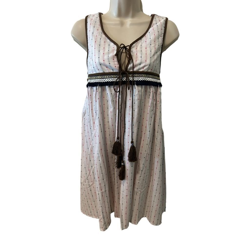 Vizio Boho Tassel Dress - Haute Poppy