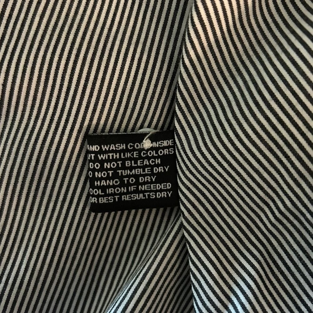 Walter Baker Myron Tunic Pinstripe Shirt with Floral Embroidery - Haute Poppy