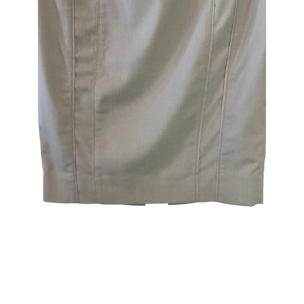 White House Black Market Beige Pencil Skirt Professional Wear - Haute Poppy