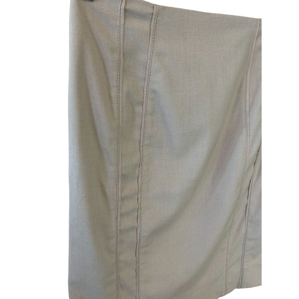 White House Black Market Beige Pencil Skirt Professional Wear - Haute Poppy