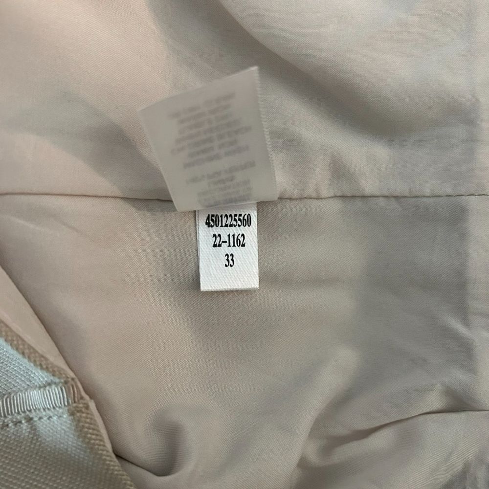 White House Black Market Beige Pencil Skirt Professional Wear - Haute Poppy