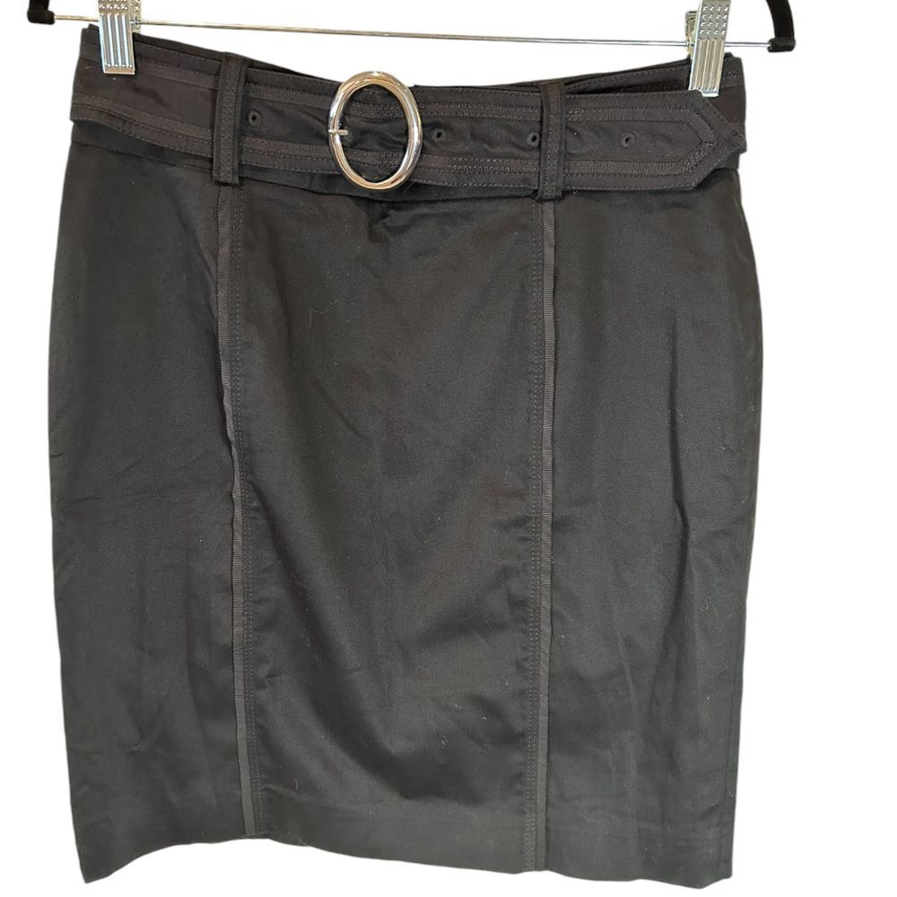 White House Black Market Belted Pencil Skirt Professional Office Wear - Haute Poppy