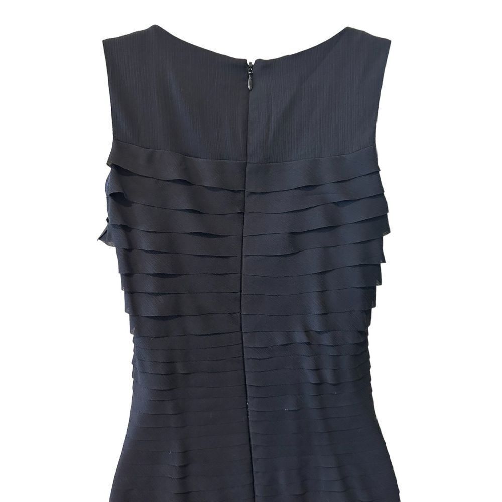 White House Black Market Ruffled Black Dress - Haute Poppy