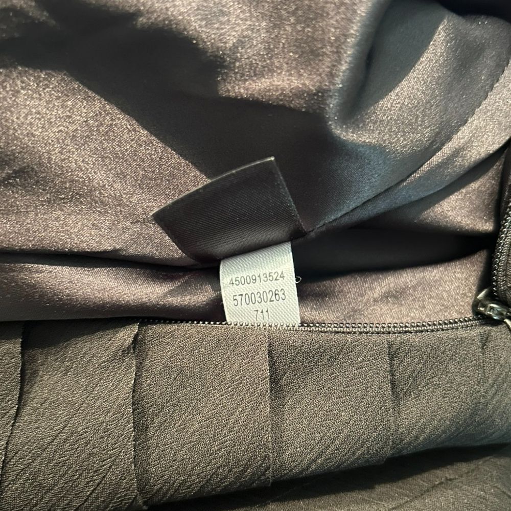 White House Black Market Ruffled Black Dress - Haute Poppy