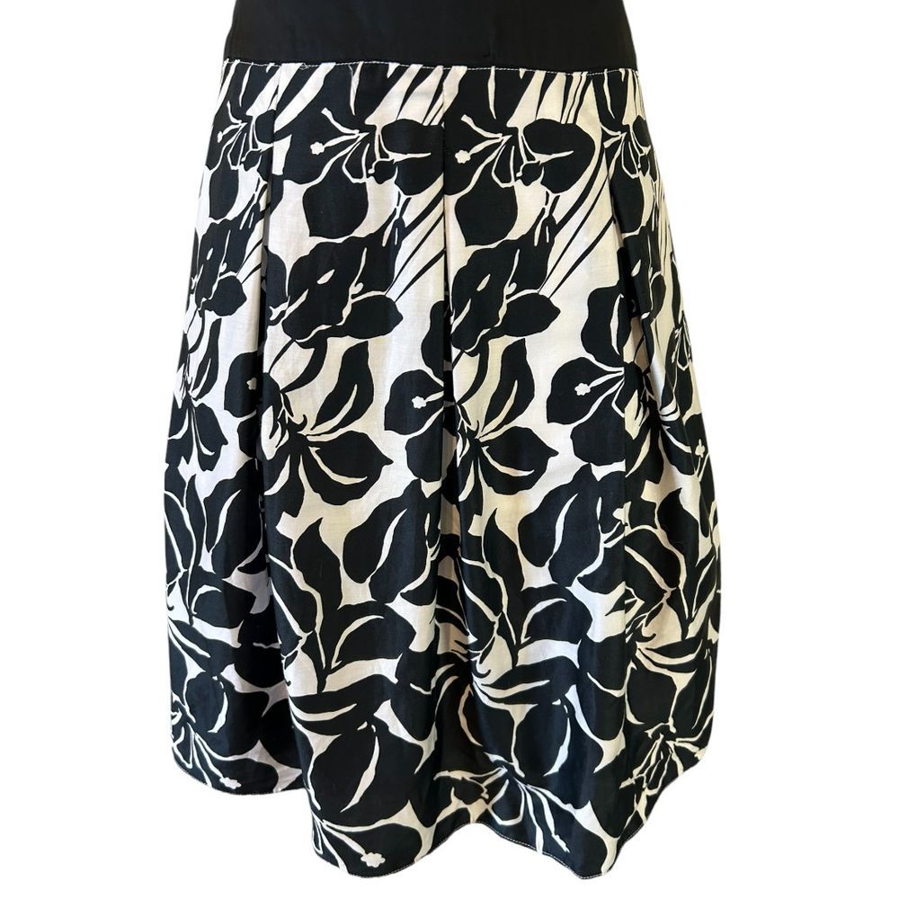 White House Black Market Strapless Floral Print Cocktail Dress - Haute Poppy