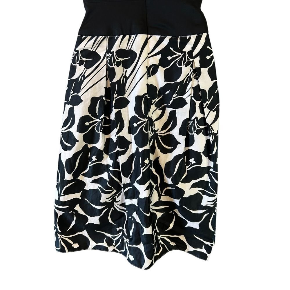 White House Black Market Strapless Floral Print Cocktail Dress - Haute Poppy