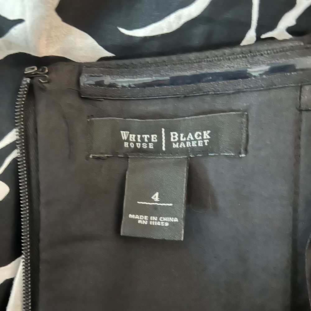 White House Black Market Strapless Floral Print Cocktail Dress - Haute Poppy