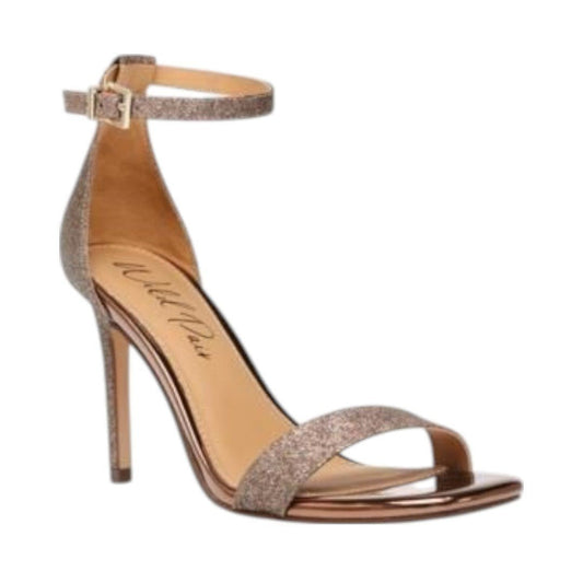 Wild Pair Bethie Two - Piece Dress Sandals Bronze Glitter - Haute Poppy