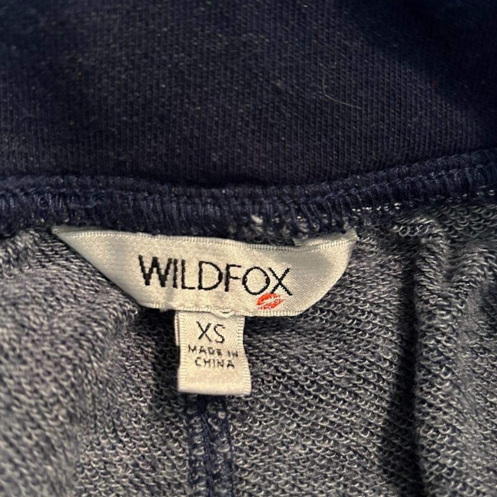 Wildfox Tie Dye Jogger Sweatpants Navy Pink Purple Casual Lounge Pants - Haute Poppy